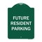 Signmission Future Resident Parking Heavy-Gauge Aluminum Architectural Sign, 24" x 18", GW-1824-9974 A-DES-GW-1824-9974 - alternate 1